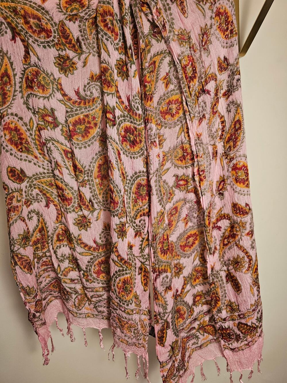 100% Cotton Made in India Raj Brand Large Scarf/Wrap